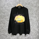 Amiri long sleeve shirts colorful dusk printing