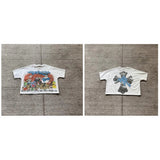 Street Unisex T-shirt Loose Casual Gothic