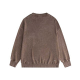 Amiri washed sweatshirt red font print washed old