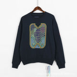 C.e sweatshirt c.e ss overdye emb frame crew neck washed embroider sweatshirt