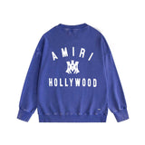 Amiri washed sweatshirt Hollywood spider print washed old