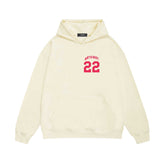Amiri hoodie red letter bevel letterprinting