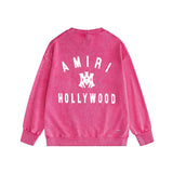Amiri washed sweatshirt Hollywood spider print washed old