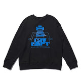 C.e sweatshirt fall and winter c.e printer pattern printing round neck pullover sweatshirt