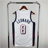 NBA Jerseys 24 Olympics, Team USA, White 8, Leonard