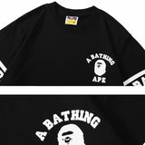 Bathing Ape T Shirt Summer, Ape Man Print Short Sleeve T-Shirt