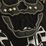First Row T Shirts WAKE UP AND BE FIERCE APPLIQUE TEE High Quality Leather Embroidery Fashion