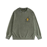 Amiri washed sweatshirt hollywood eagle printing washed and distressed