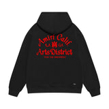 Amiri hoodie la limited art word printing