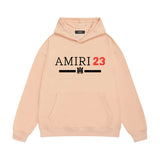 Amiri hoodie red font printing