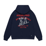 Amiri hoodie bull printing