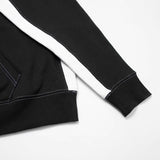 C.e hoodie early spring c.e panda color patchwork pullover hooded sweatshirt