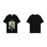 C.e t shirts printing pattern round neck pullover short sleeve men and women