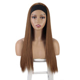 Women'S Wigs Black Headband Wig with Straight Hair