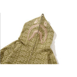 Bathing ape hoode bape desert color street loose