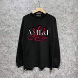 Amiri long sleeve shirts new font cobra printing