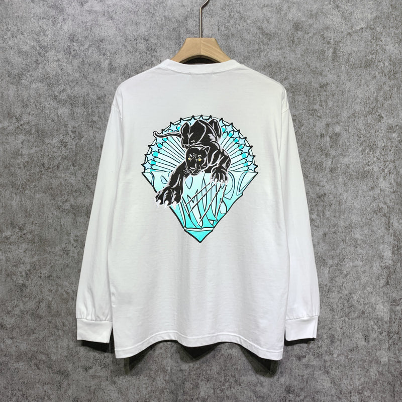 Amiri long sleeve shirts black panther printing