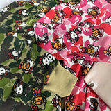 Bathing ape hoode bape shark full print hello kitty casual