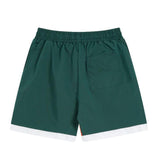 Rhude Shorts Color Matching Casual Sports Mesh Shorts