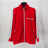 Palm Angels sweatshirt Striped zip-up cardigan