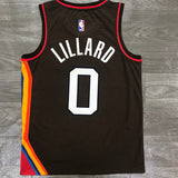 NBA Jerseys Season 21, Blazers, City Edition, Brown No. 0, Lillard