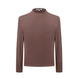 Men long sleeved shirt k retro street niche style deconstructed comfy basics bottom design men's fitted body shape stretch