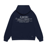Amiri hoodie hollywood art word printing