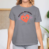 Valentine's Day T-Shirts Couple Love Print Sweet Style