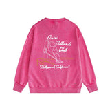 Amiri washed sweatshirt billiard sketch printing washed and distressed