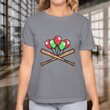 Baseball T-Shirts Casual Couple Tops