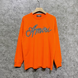 Amiri long sleeve shirts black and white printing