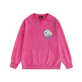 Amiri washed sweatshirt urban forest printing washed and distressed