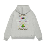 Amiri hoodie billiard cue country print