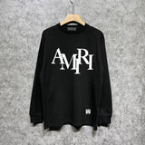 Amiri long sleeve shirts with overlapping letter foam printing