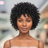 Women's Wigs Puffy Short Dreadlock Synthetic Wig