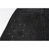 purple brand denim shorts