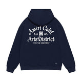 Amiri hoodie la limited art word printing