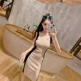 Women Dresses Simple Fashion Stretch Dress