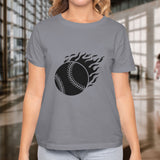 Baseball T-Shirts Casual Couple Tops