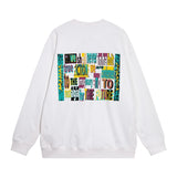 C.e sweatshirt autumn and winter c.e cyber square letter printing round neck pullover sweatshirt one piece wholesale