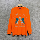 Amiri long sleeve shirts horse printing