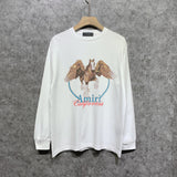 Amiri long sleeve shirts oil painting pegasus printing