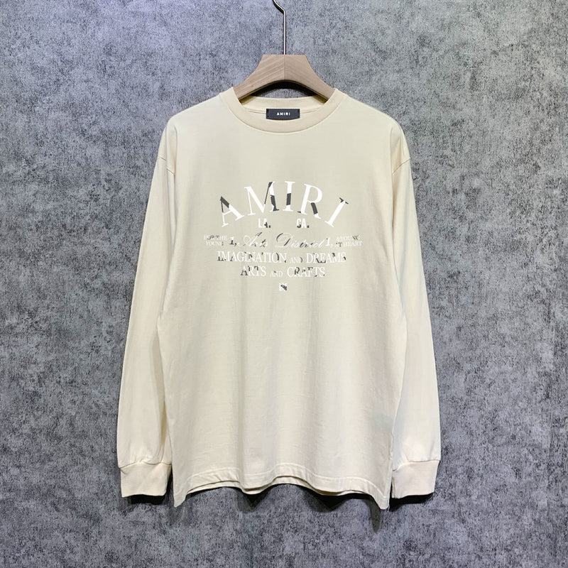 Amiri long sleeve shirts damaged little spider la&caprinting