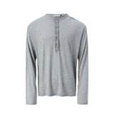 Men long sleeved shirt retro bottom shirt short silm deconstructed men's style