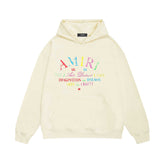 Amiri hoodie watercolor cartoon letterprinting