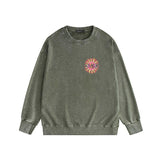 Amiri washed sweatshirt colored sun print washed old