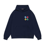 Amiri hoodie color block simple logo set print