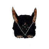Lambswool doberman baseball cap women's plush duck tongue hat