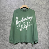 Amiri long sleeve shirts oblique art word printing