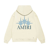 Amiri hoodie bone crack star print